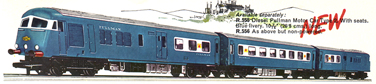 Blue Pullman Train Set