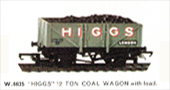 Higgs 12 Ton Coal Wagon with Load