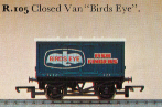 Birds Eye Closed Van