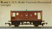 L.M.S. 20 Ton Brake Van