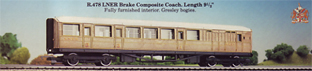 L.N.E.R. Brake Composite Coach