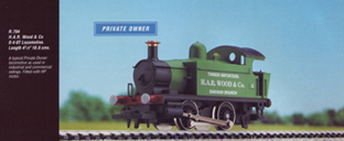 H.A.R. Wood & Co 0-4-0T Locomotive