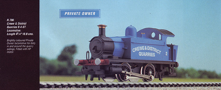 Crewe & District Quarries 0-4-0T Locomotive