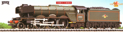 Class A3 Locomotive - Flying Scotsman - 1961 - 1963