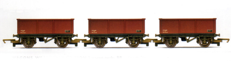 B.R. Mineral Wagons - Three Wagon Pack (Weathered)