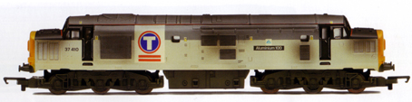 Class 37 Co-Co Diesel Electric Locomotive - Aluminium 100 (Weathered)