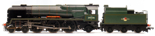 Rebuilt West Country Class Locomotive - Westward Ho