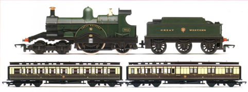 G.W.R. 4-2-2 Train Pack (Dean Single - Great Western)  - G.W.R. 175 Celebration Pack