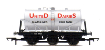 S.R. United Dairies 6 Wheel Milk Tank Wagon