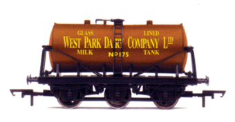 West Park Dairy Company 6 Wheel Milk Tank Wagon