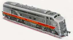 Transcontinental Diesel Locomotive - Non Powered