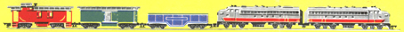 Transcontinental Train Set (Diesel Goods)