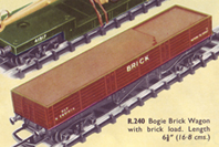 Bogie Brick Wagon With Brick Load