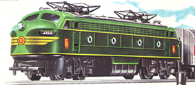 Double-ended Diesel Locomotive With Working Pantographs (TR Shields)