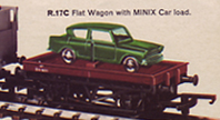 Flat Wagon with Car Load