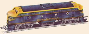 Transcontinental Diesel Locomotive (TransAustralian) (Aust)