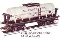 Bogie Chlorine Tank Wagon - Murgatroyds