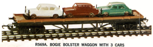 Bogie Bolster Wagon With 3 Cars (Aust)