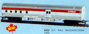 C.P. Rail Baggage/Crew Car (Canada)