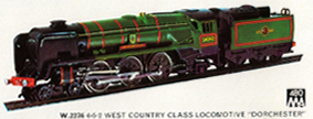 West Country Class Locomotive - Dorchester