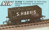 S. Harris 12 Ton Coal Wagon with Load