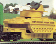 Tank Transporter with Missile-firing Tank