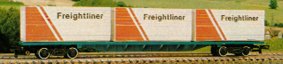 Freightliner with Three 20 Feet Containers