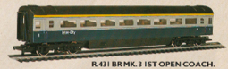 B.R. Mk.3 1st Open Coach (8 Window)