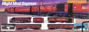 hornby night mail express train set