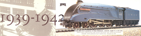 Class A4 Locomotive - Sir Ralph Wedgwood 1939-1942