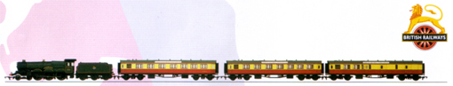 B.R. Castle Locomotive with Three B.R. Centenary Coaches (Castle Class - Winchester Castle)