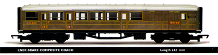 L.N.E.R. Brake Composite Coach