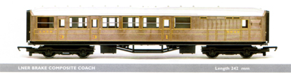 L.N.E.R. Brake Composite Coach