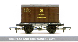 G.W.R. Container And Conflat Wagon