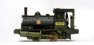 0-4-0T Pug Locomotive (Weathered)