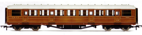 L.N.E.R. 61ft 6in Corridor 3rd Class Coach