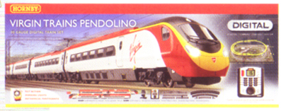 Hornby virgin pendolino store digital train set r1076