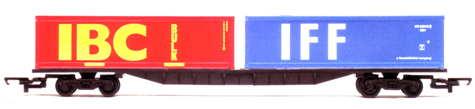 Container Bogie Wagon with 2 x 30ft Containers - IBC and IFF