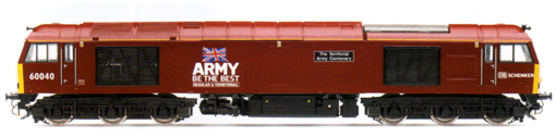 Class 60 Diesel Electric Locomotive - The Territorial Army Centenary - DB Schenker