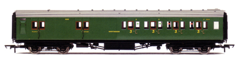 S.R. Maunsell 4 Compartment 3rd Class Brake Coach