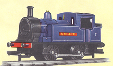 Triang Hornby R355 OO Gauge BR 0-4-0 Industrial Loco 'Nellie' Name Plate & Sticker Set (Reproduction)
